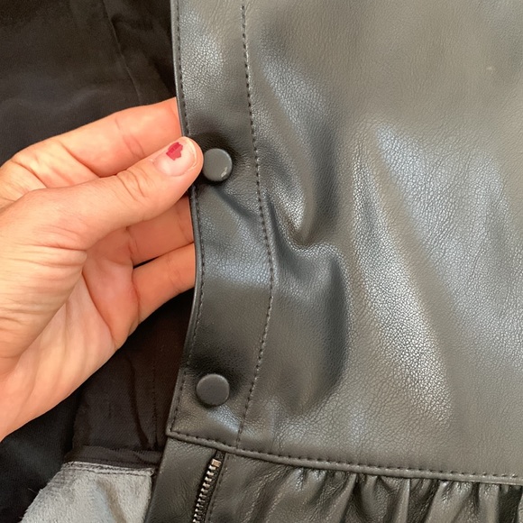 Rebecca Taylor Vegan Leather Romper - Picture 12 of 14